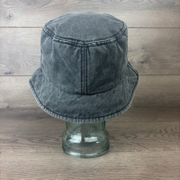 Smiley Originals Have A Nice Day Bucket Hat Black Cotton On Embroidered - Picture 4 of 14